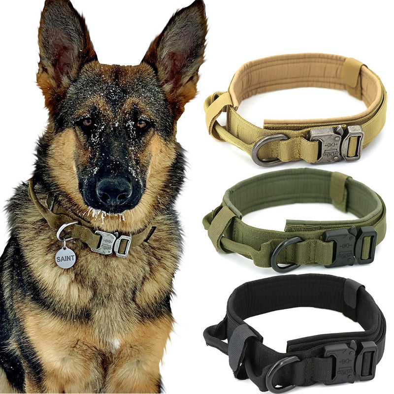 Heavy-Duty Tactical Dog Collar – Durable, Secure & Comfortable