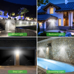 Solar-Powered LED Wall Light with Motion Sensor – Waterproof Outdoor Security Lamp for Garden, Patio & Driveway