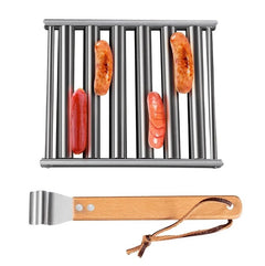 Master the Grill with Our Stainless Steel Hot Dog Roller